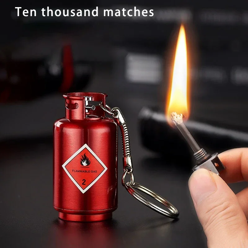 Gas Tank, Kerosene Lighter, Fire Extinguisher, Creative Mini Ten Thousand Times Match Pendant, Outdoor Waterproof Dropshipping