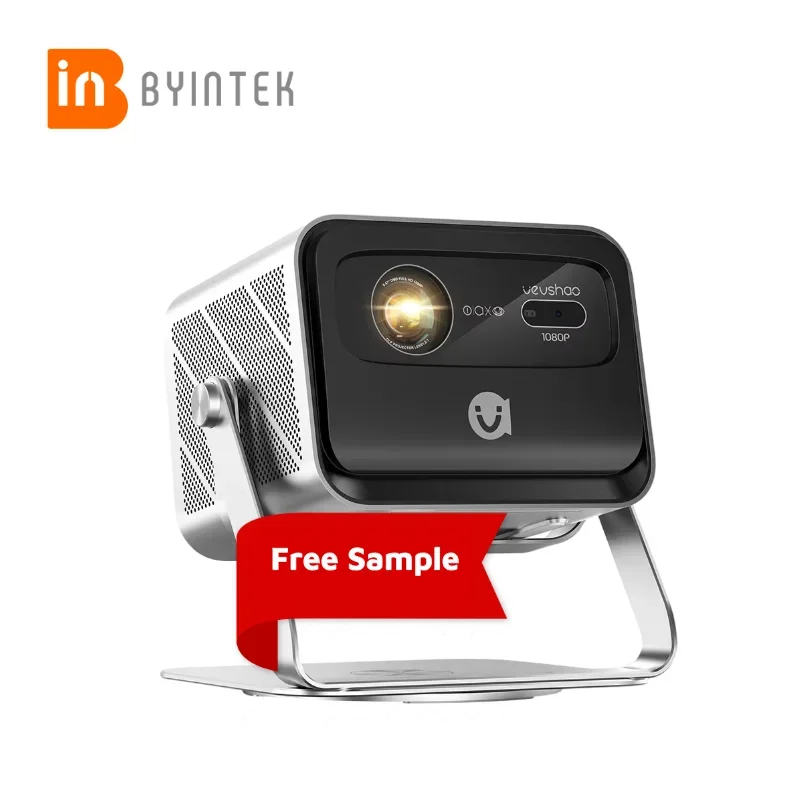 2025 V80 2200 ANSI DLP Home Projector with Stand 1080P & 4K Support for Immersive Home Theater