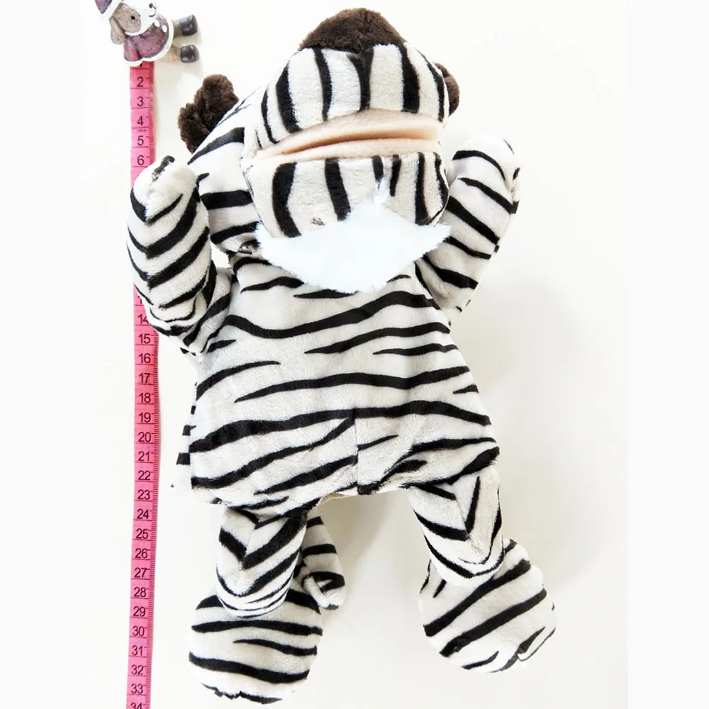 Infant Children Hand Puppet Tiger Stripes Stuffed Plush Toy