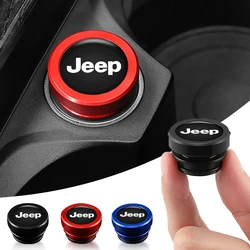 Car Cigarette Lighter Decoration Cover Plug DustProof Cap For Jeep Renegade Compass Wrangler Patriot Grand Cherokee Accessories