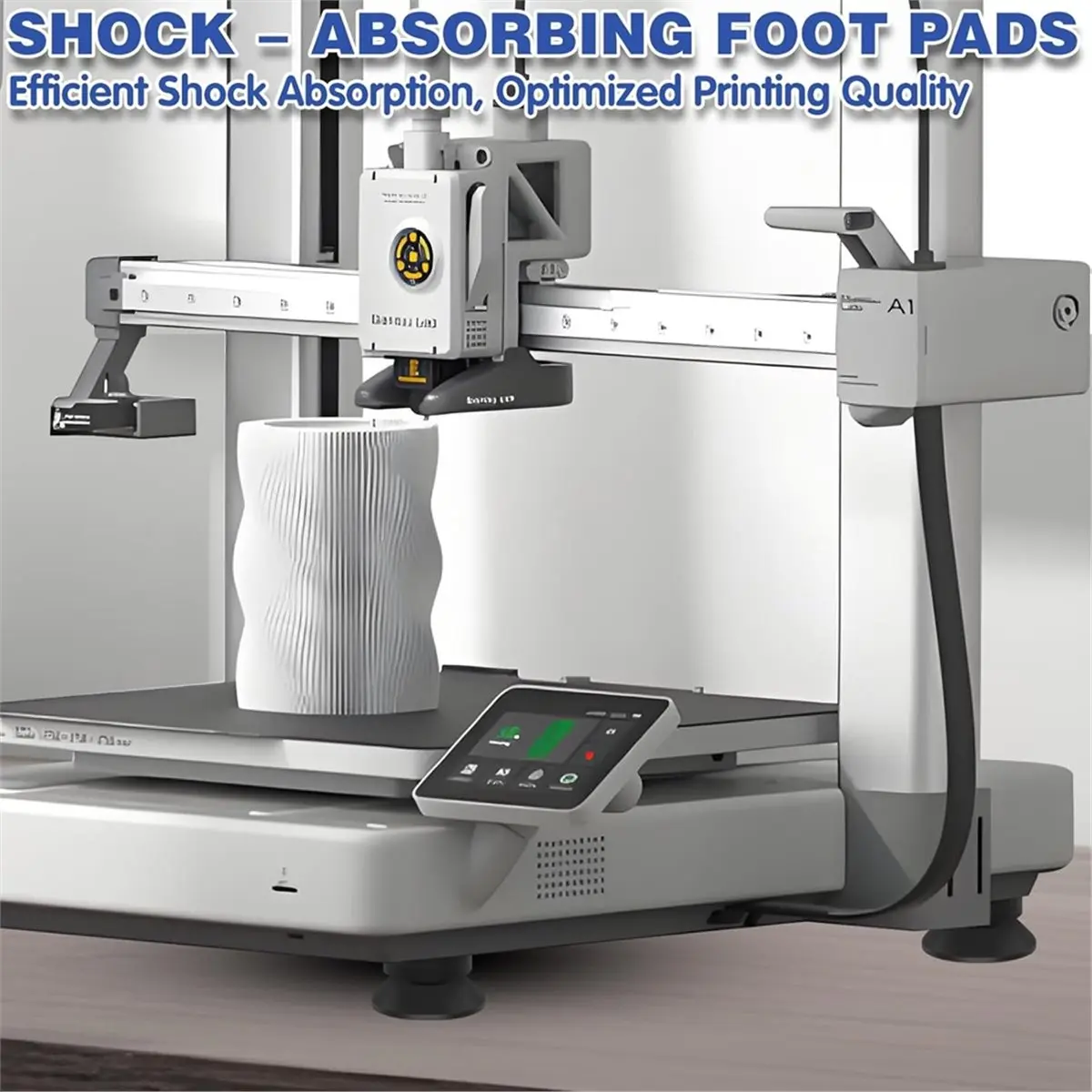 4PCS Silicone Anti Vibration Feet for X1/P1P/A1/A1 Mini, Shock Absorption Feet Pads, 3D Printer Accessories