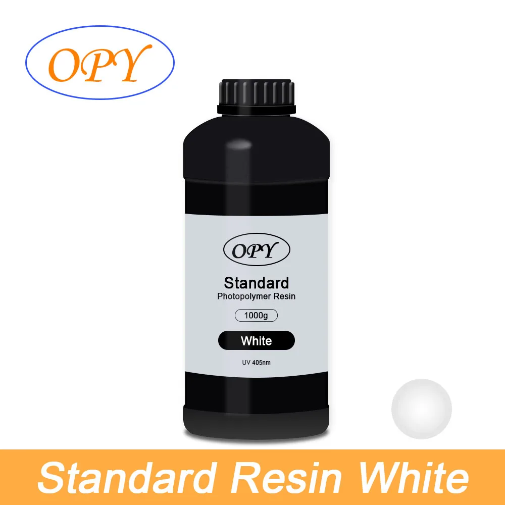 

Opy Standard Epoxy Uv Resin 1000G Liquid 405Nm Dlp Lcd 3D Printing Photo Polymer Material Grey Transparent Rapid Uv-Curing Resin