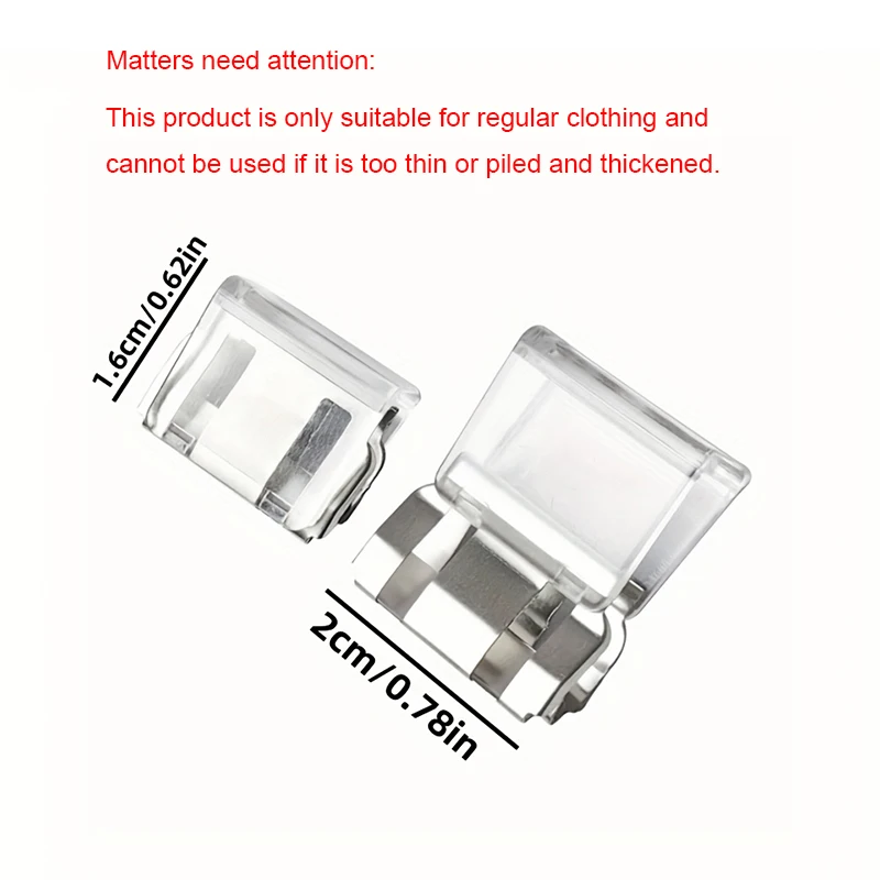 4/6 قطعة مشبك غير مرئي للفقرة acortamiento de piernas ، مشبك مضاد للتزيين الفقرة بورد دي بنطلونات ، أدوات الفقرة أجهزة #5