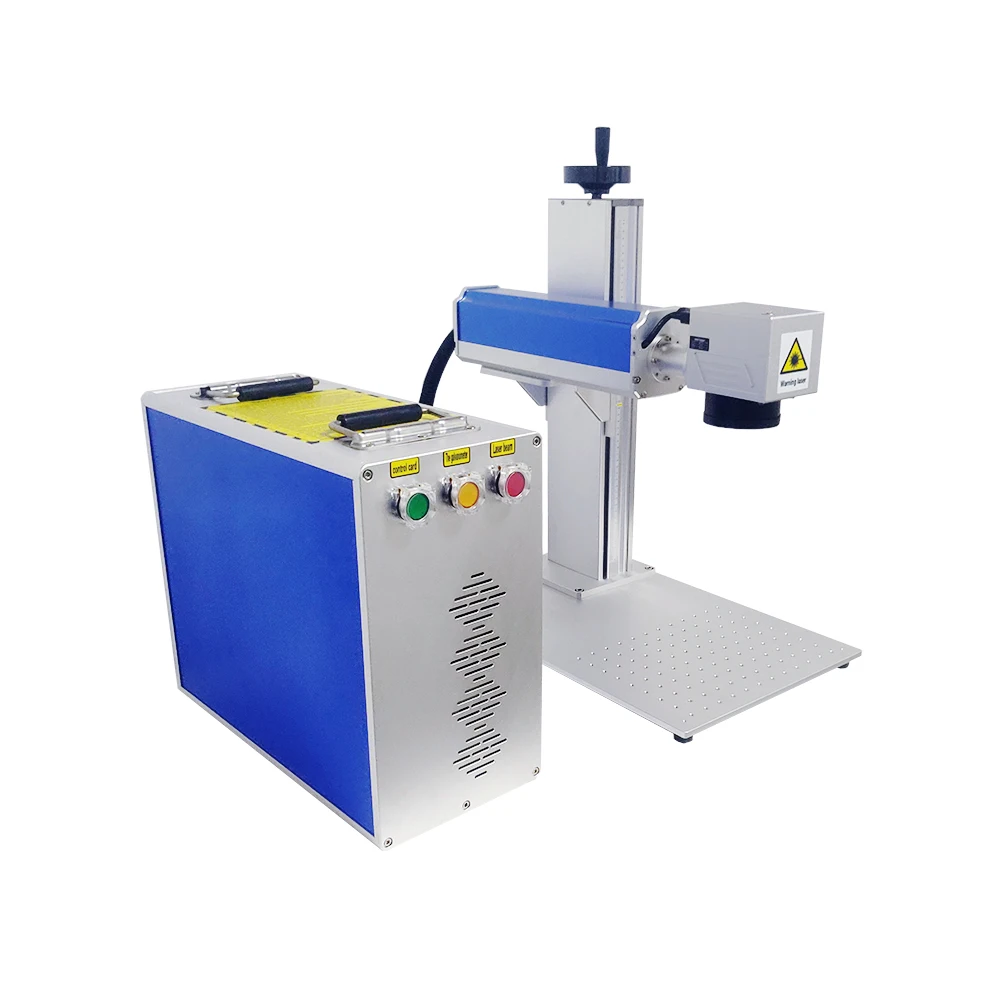 Fiber Laser Marking Cutting Machine 100W 70W 50W Raycus Silver Gold Metal Engraver Cutter 30W Double Red Light Desktop