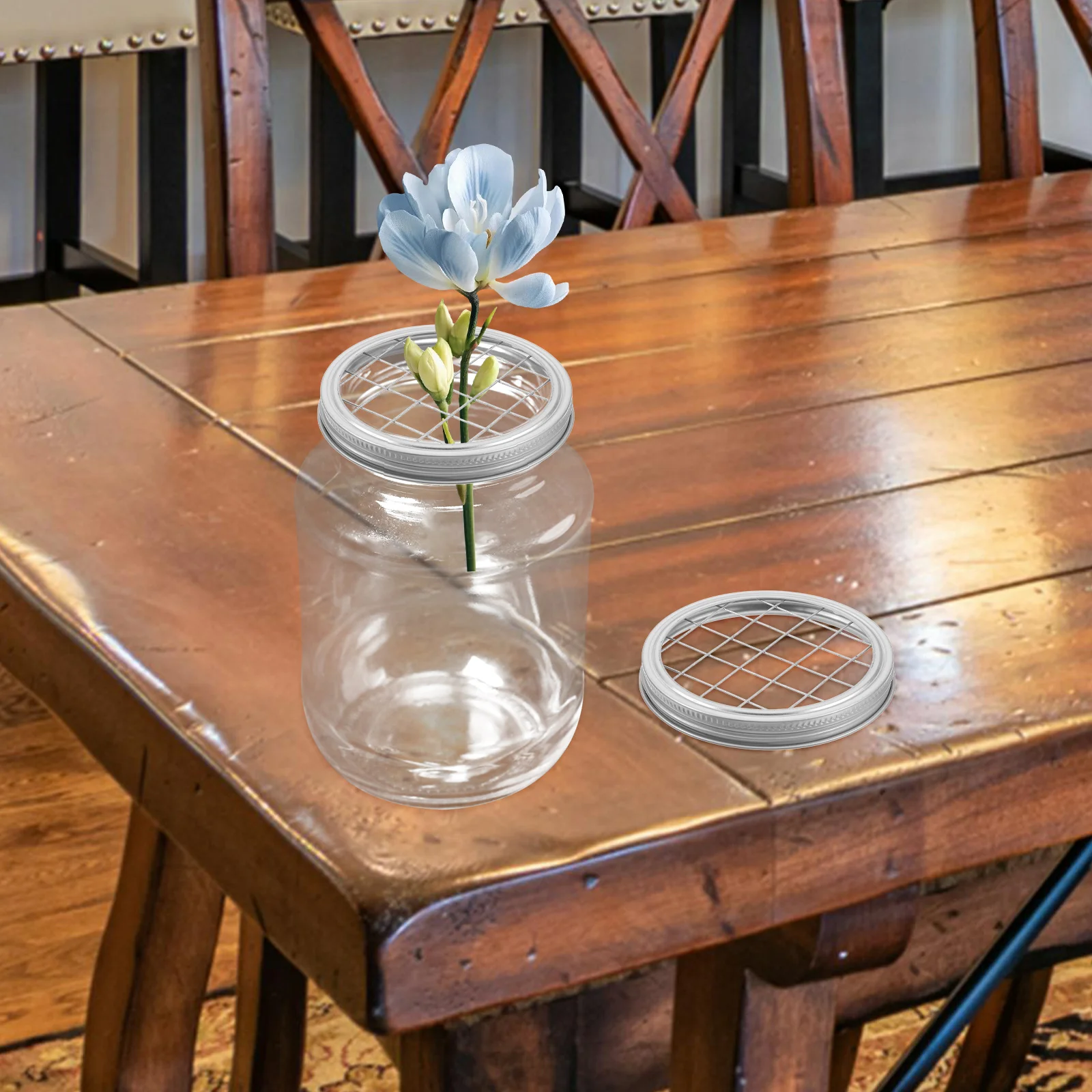 

4 Pcs Mason Jar Lids Accessory Stainless Accessories Versatile Canning Suite Masonry