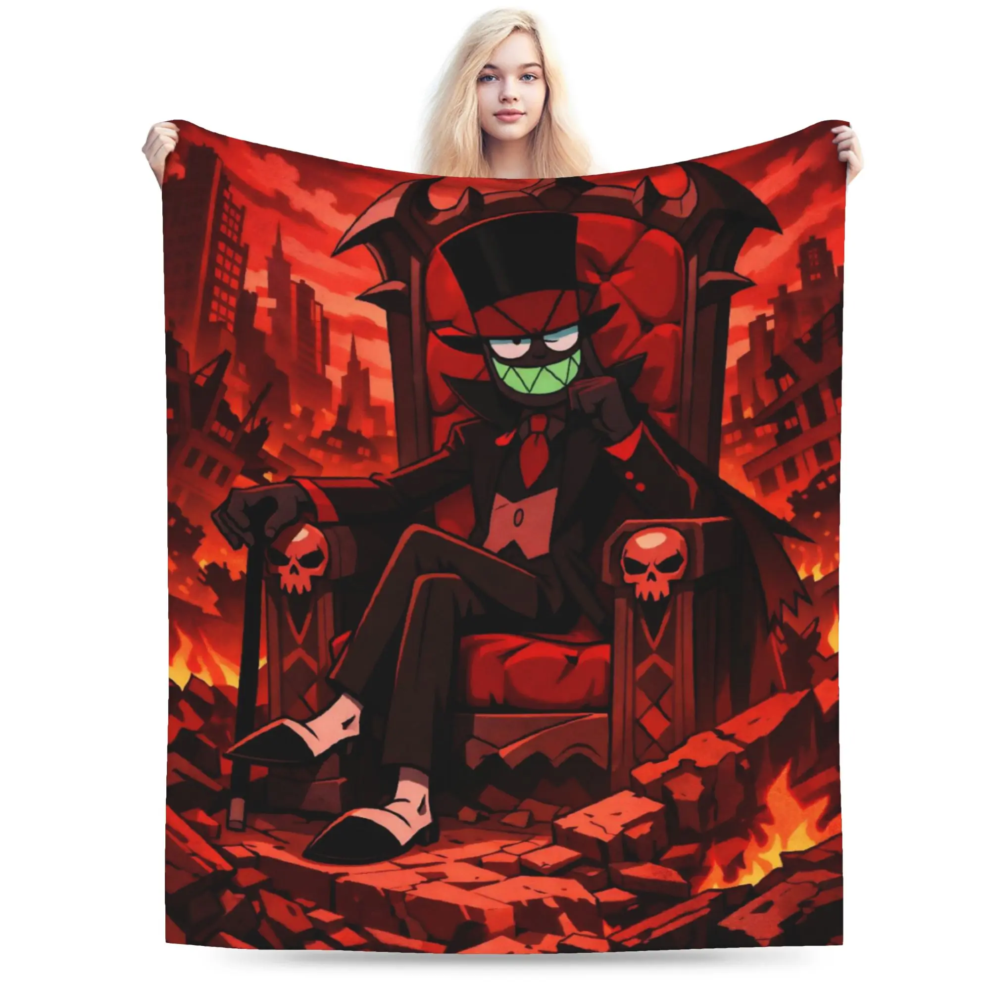 Villainous Comdy Blanket Cozy Soft  Throw Blankets for Couch 50x60 Inch Multi-size Quilt