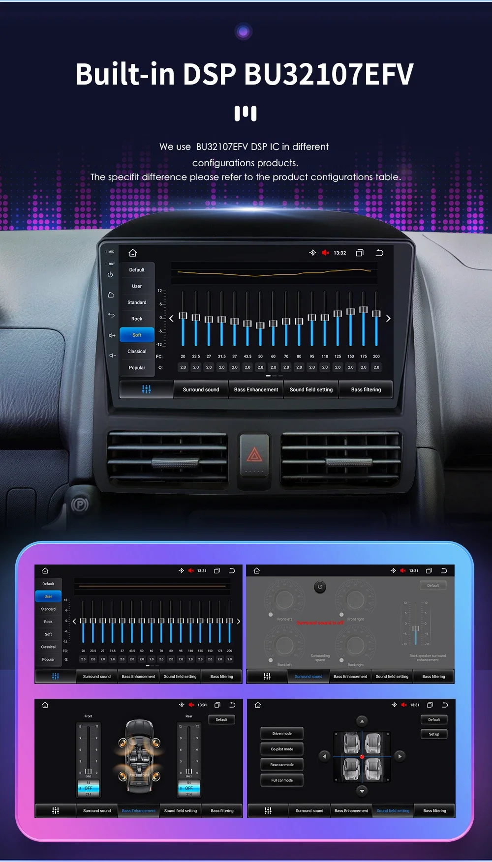 Car Intelligent Systems Carplay Android Auto Radio for Honda CR-V 2 CRV 2001-2006 AutoRadio Car Multimedia Player GPS Stereo DSP
