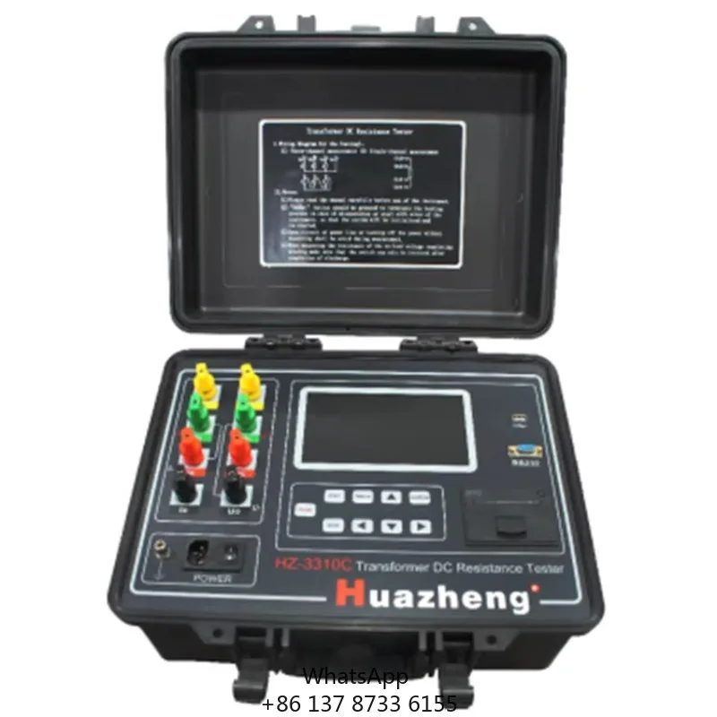 HuaZheng HZ-3310C DC Resistance Tester Transformer Winding Resistance Tester