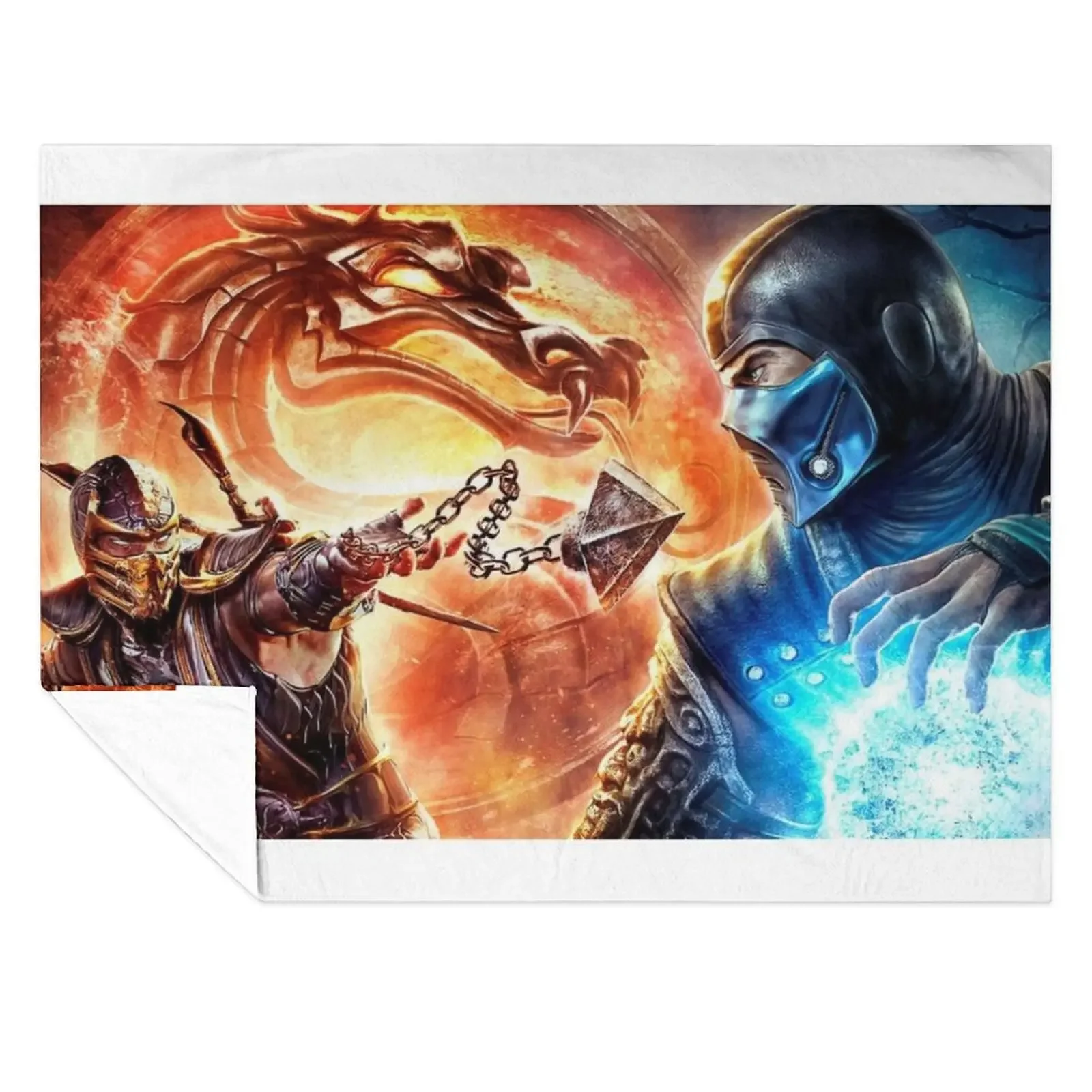 

Mortal Kombat Throw Blanket Fashion Sofas Custom Soft Bed Blankets