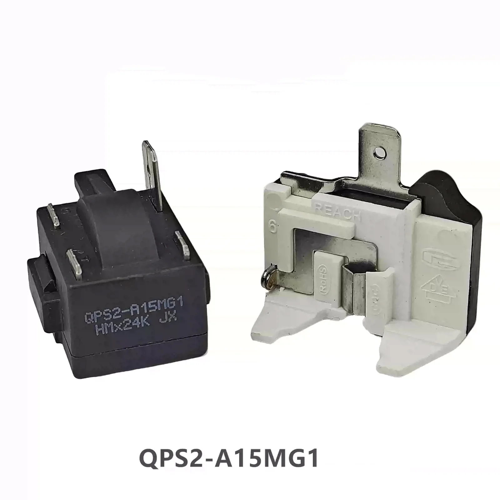 Freezer Starting Relay Refrigerator PTC Starter Relay QPS2-A15MG1 Compressor Overload Protector for Konka/Midea Refrigerators
