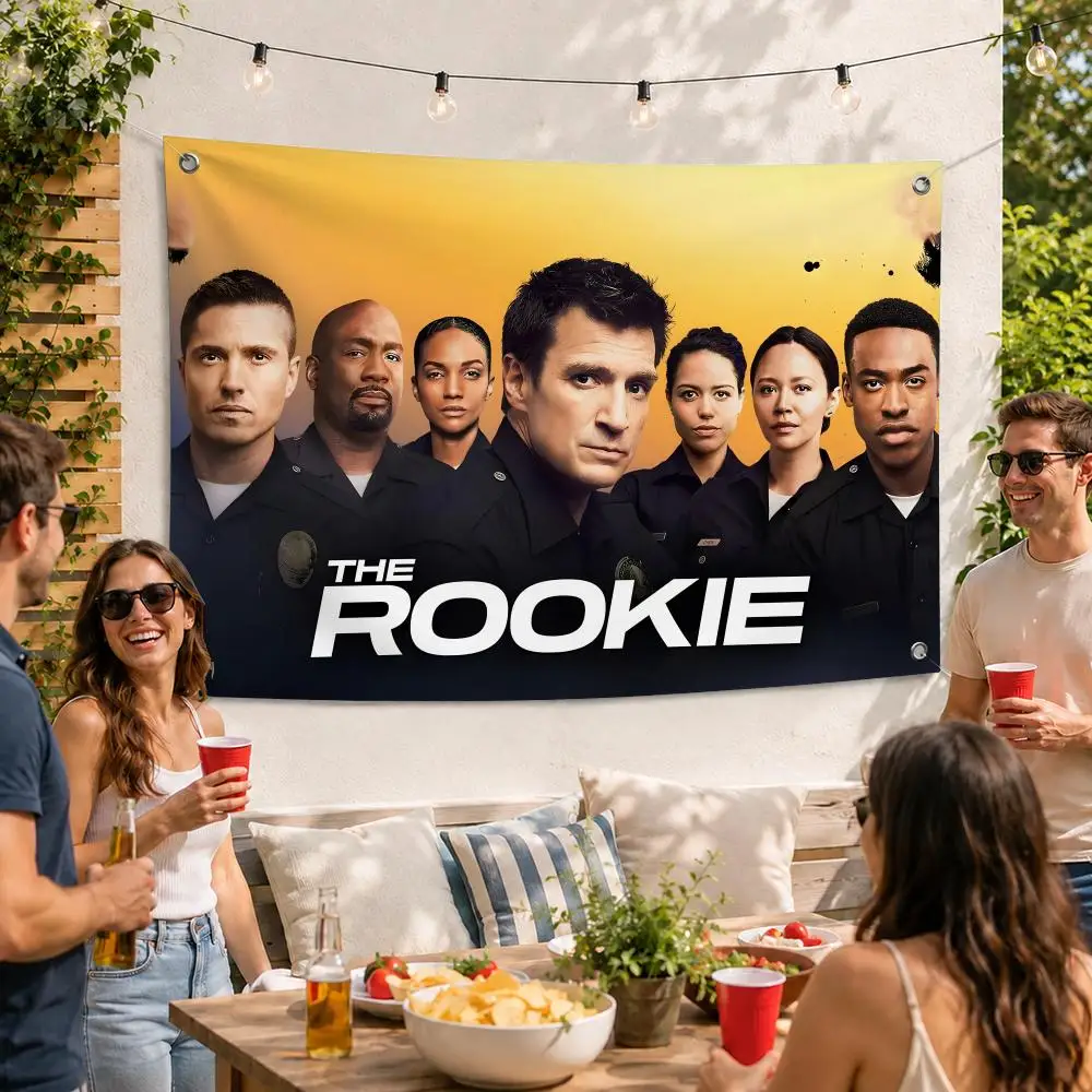 The Rookie Tv Popular Flags For Outdoor Party Home Living Room Bar Bedroom Decoration Soft Durable Tapestry Skin-friendly