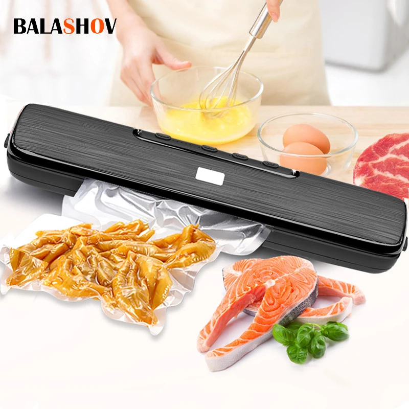 

Vacuum Sealer Food Packaging Machine Kitchen Household Food Vacuum Sealer Film Sealer Vacuum Packer with 15pcs Food Saver Bags