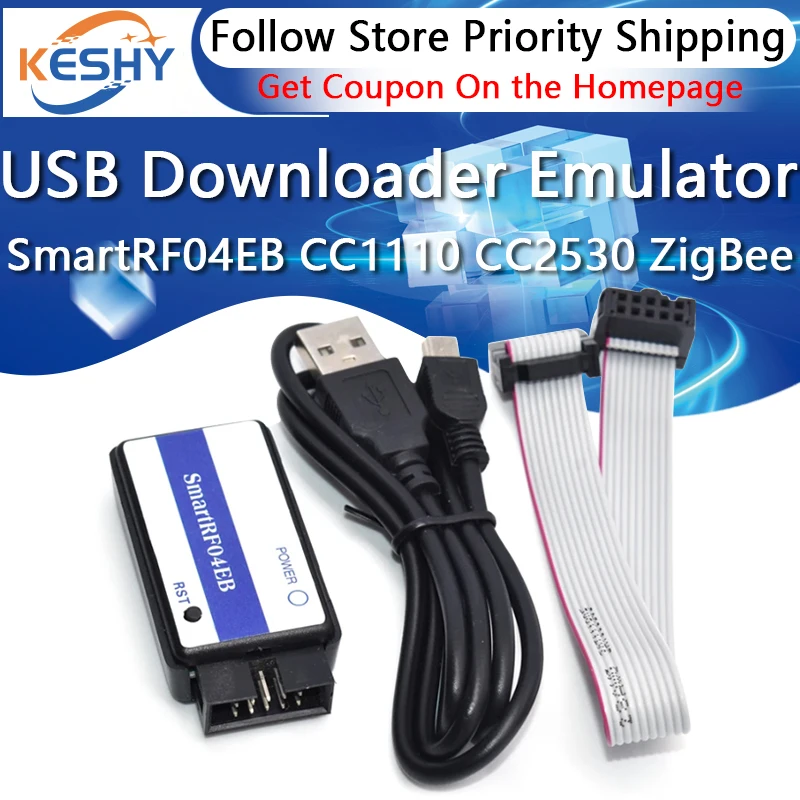 

SmartRF04EB CC1110 CC2530 ZigBee Module USB Downloader Emulator MCU M100 Powered by 5v micro USB 2.0 interface HDMI output