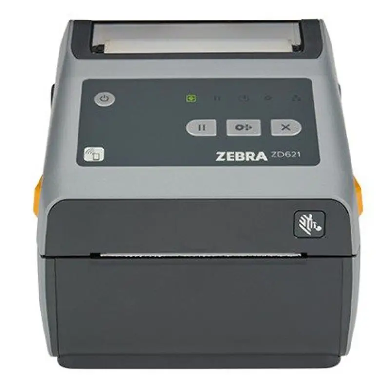 Zebra ZD621r 4-inch 203DPI/300DPI Premium RFID Desktop Thermal Transfer Barcode Label Printer Stock USB Wireless Interface