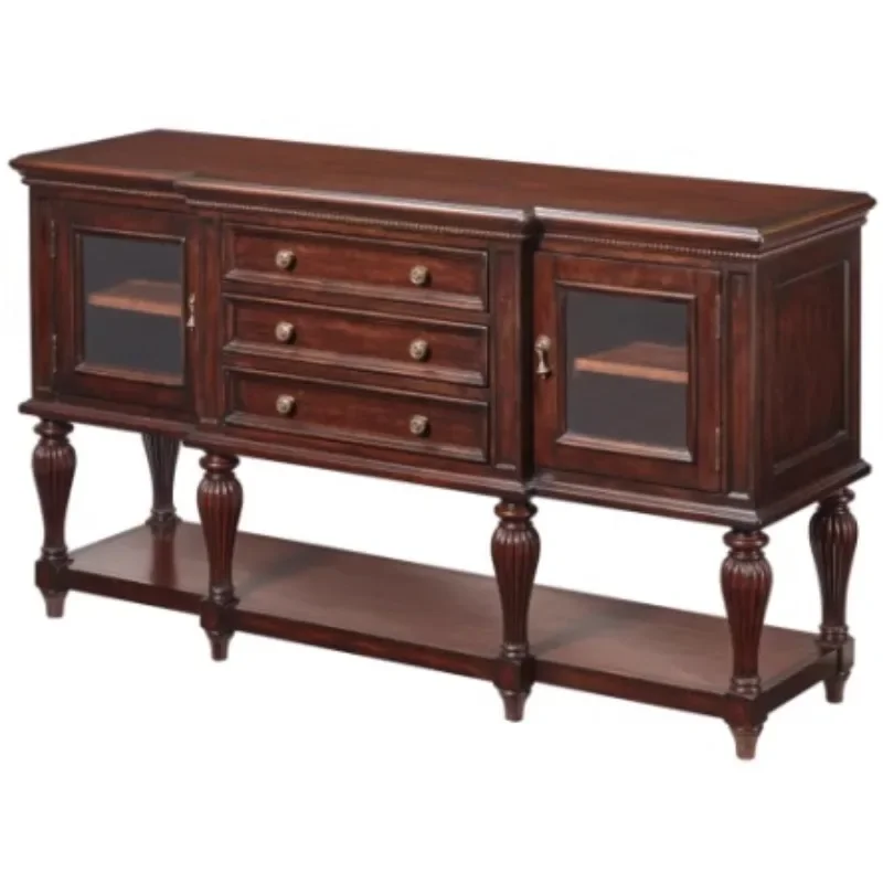 

Американский сельский обеденный край из цельного дерева, французский ретро старый входной шкаф для гостиной, декоративный шкаф для хранения вещей