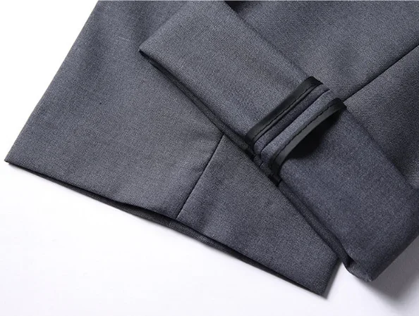 2026 Hochwertiger Herrenanzug in Unifarbe für Smart Casual Business, Hochzeit, Bankett, Bräutigam, Trauzeuge, Modetrend – Detail 4
