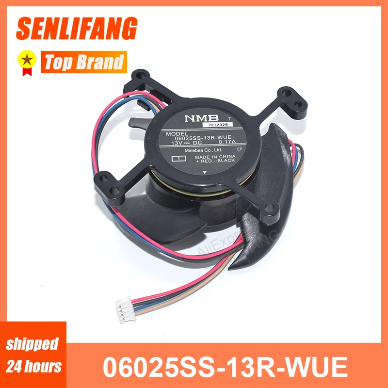 

New for NMB 06025SS-13R-WUE DC13V 0.17A for CB-S04/W04/S04E/U04/X04/X31/X31E/S32/W32/X36 Projector Cooling Fan 4 Lines