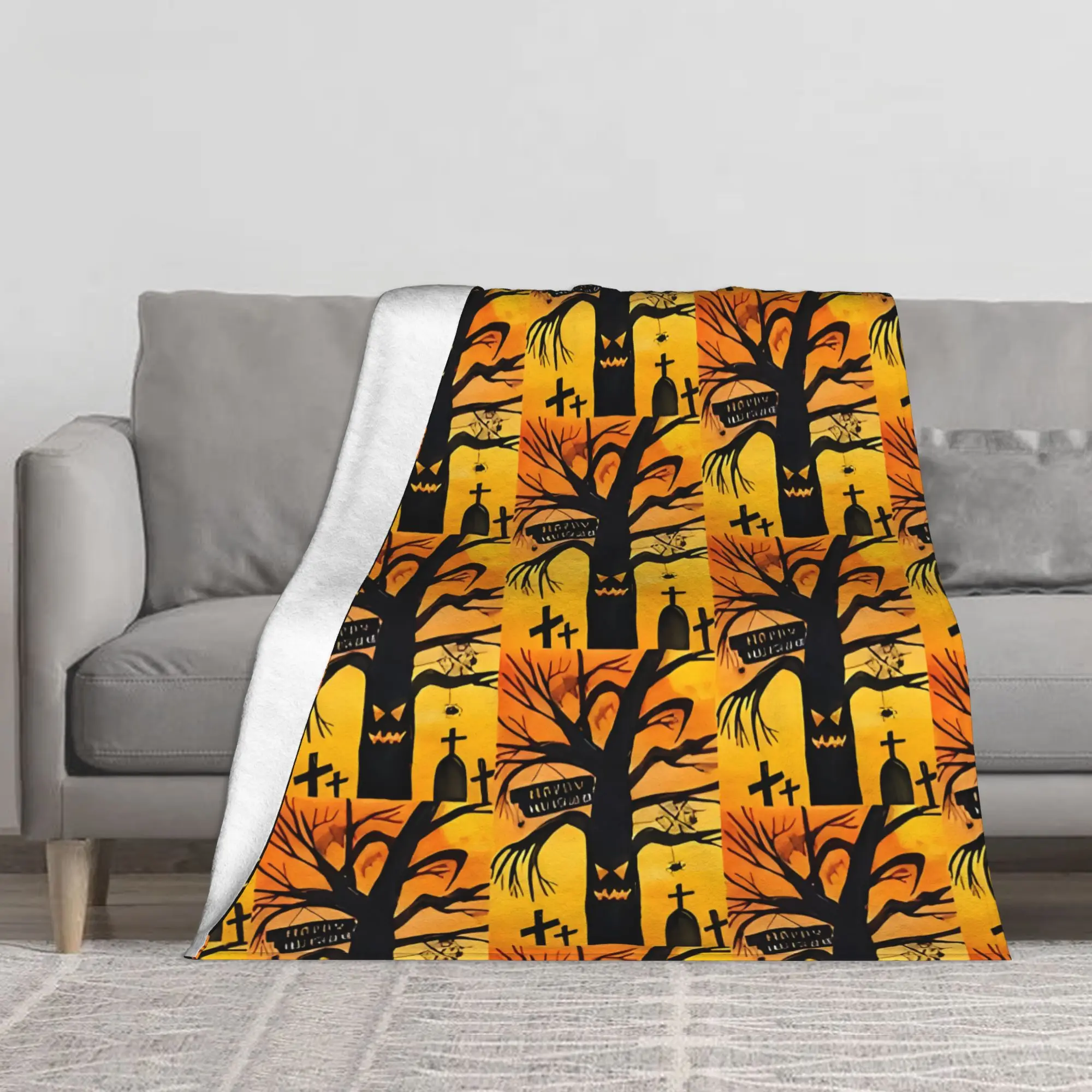 1PC The Haunted Hollow Blanket Throw Super Cosy Plush Living Room Sofa