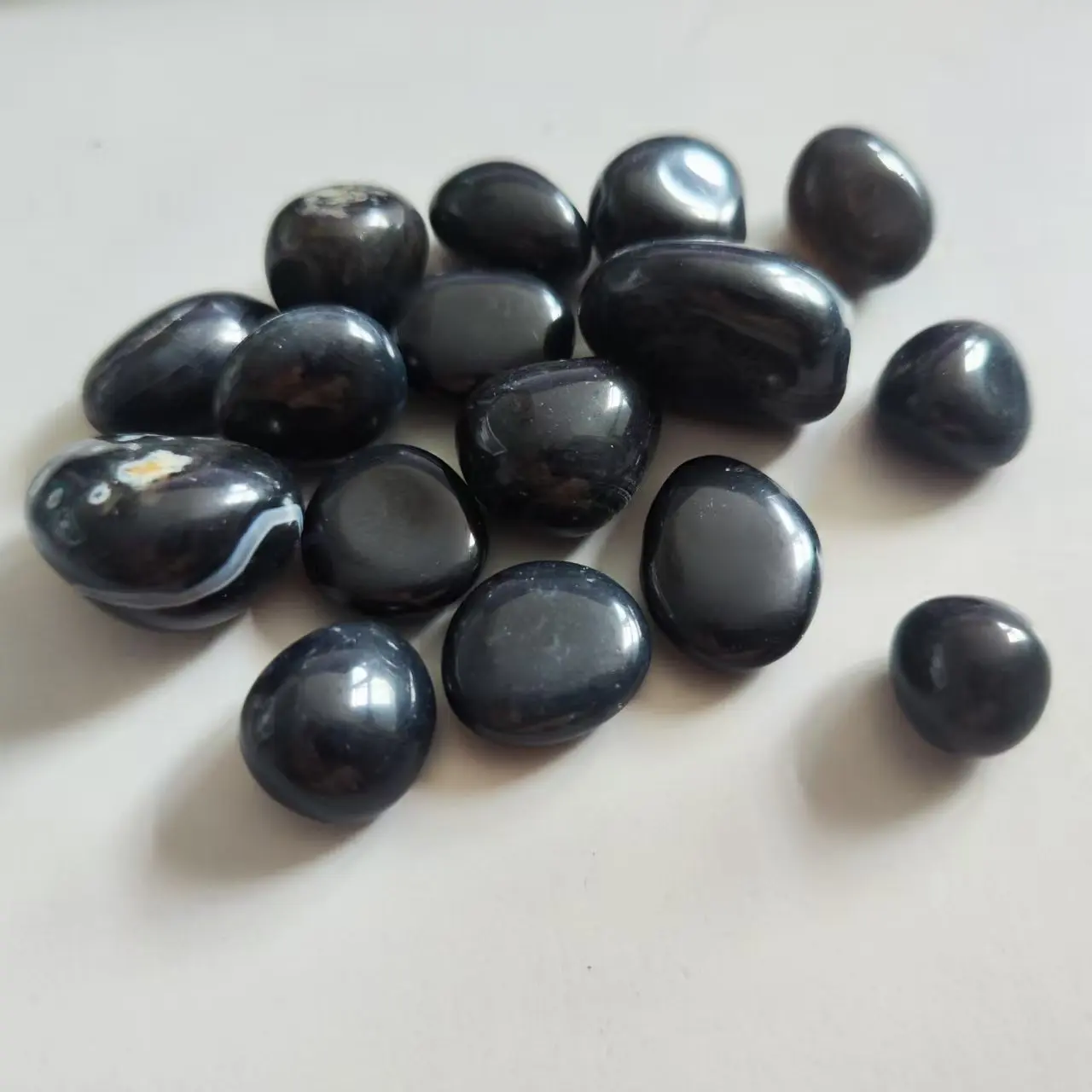 100 جرام حجر العقيق الأسود الطبيعي العقيق لتقوم بها بنفسك الريكي شفاء الخرز الحجر الطبيعي لصنع المجوهرات ديكور المنزل الحجر الحرفية #3