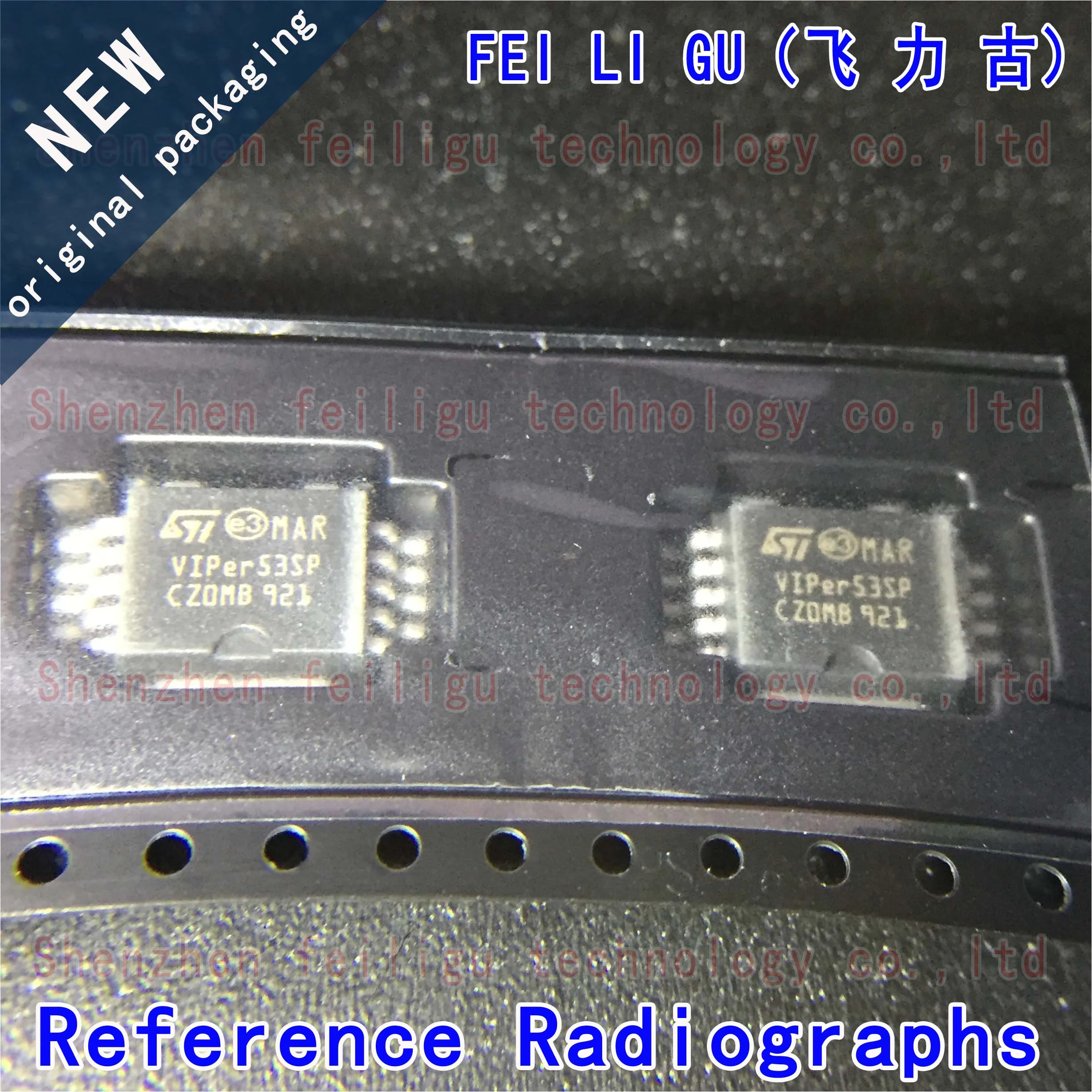 1/10/30PCS 100% New original VIPER53SPTR-E VIPER53SP-E VIPER53SP VIPER53 Package:10-PowerSO power management chip