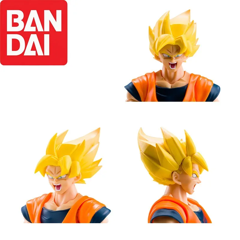 

Набор спецэффектов Bandai SHF Super Saiyan Son Goku, движущаяся черепаха мгновенного действия, экшн-фигурки из аниме цигун, игрушки для детей, подарок