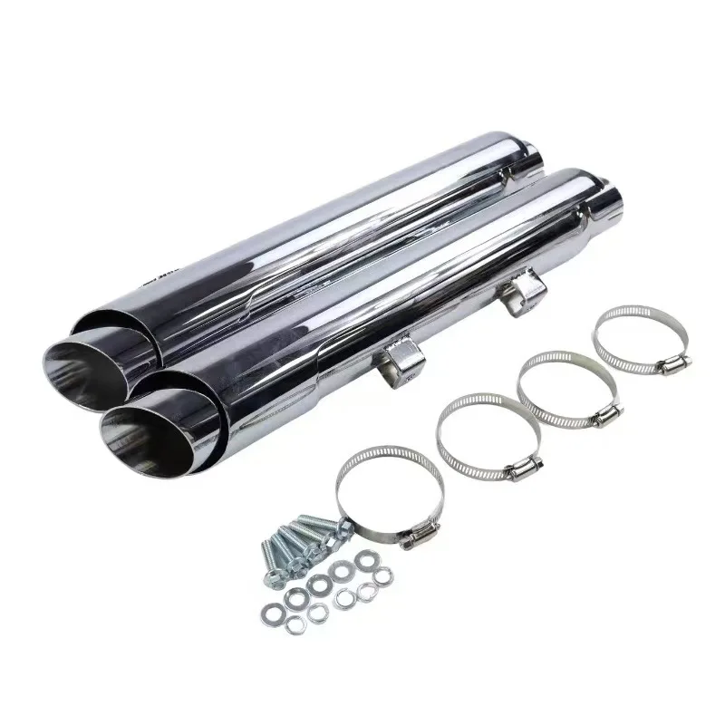 Electroplating exhaust tail section, fried street exhaust pipe tail section