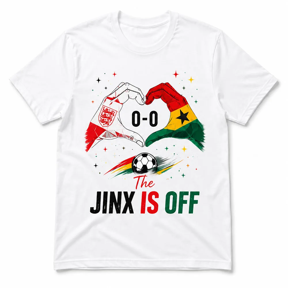 Football Match Day Soft Cotton T Shirt Soccer Fan Graphic Print Jinx Off Style Stadium Game Casual Unisex Streetwear Tee