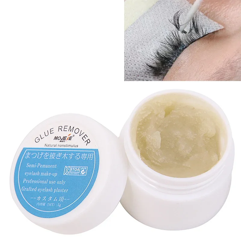 5g Professional Grafting Eyelash Remover Gel Extension Non-irritating Adhesive Glue Removal Eyes Makeup Remover Tools Wholesale