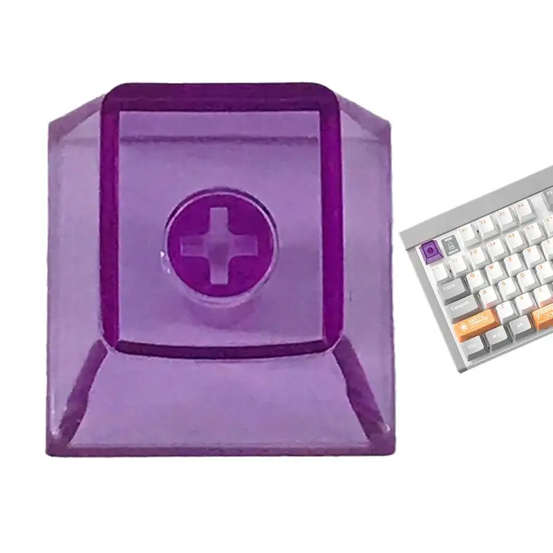 

R4 Height Transparent Keycap Solid Color Clear Blank Keycaps Waterproof Durable Keycaps Keyboard Covers For Women Men