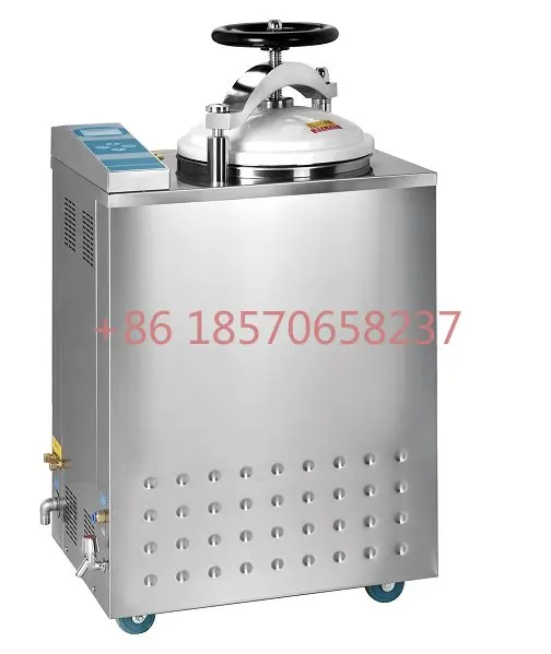 vertical pressure  sterilizer with vacuum 100 liter autoclave