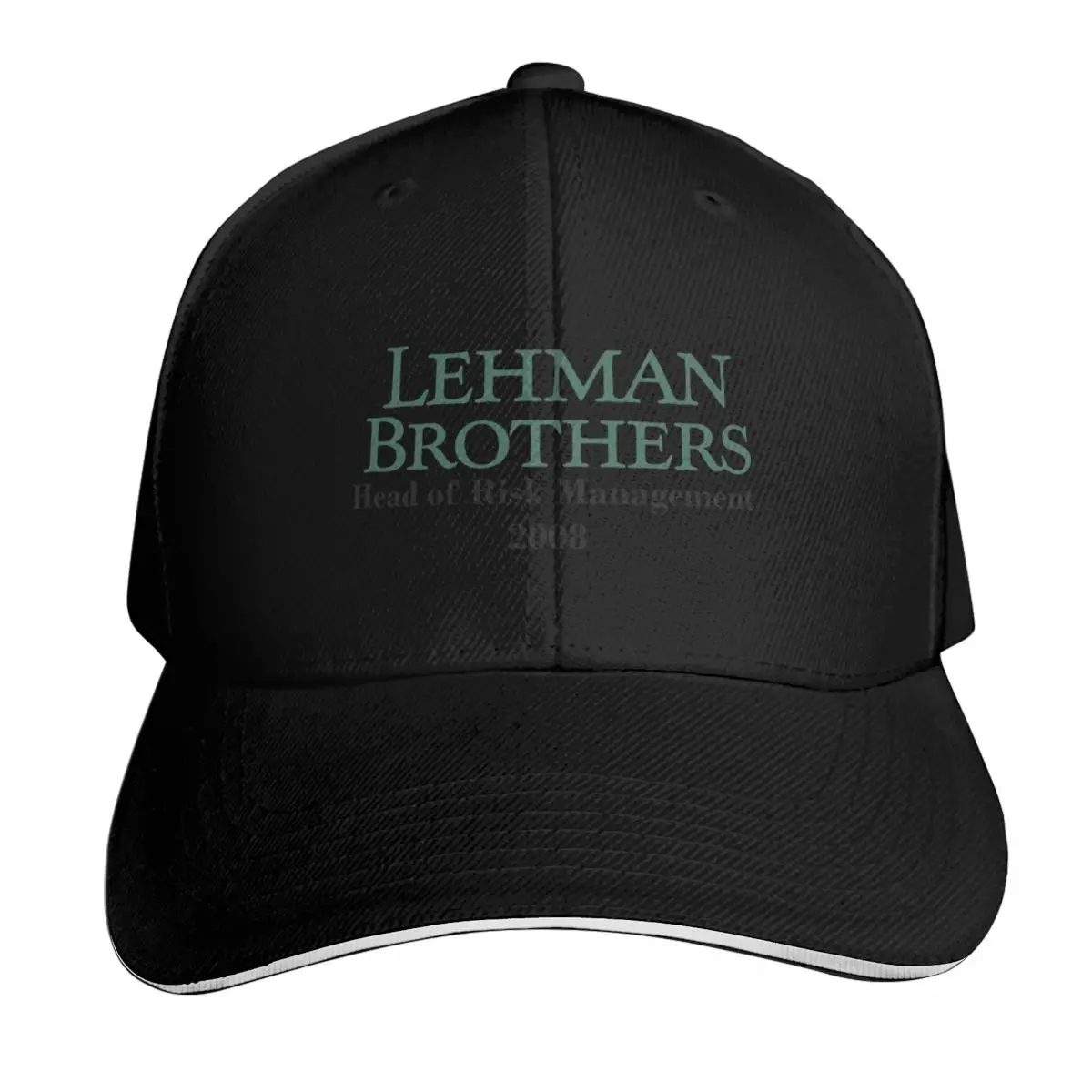 Lehman Brothers - Head of risk managment 2008 Baseball Cap sun caps funny hat Designer Hat Trucker Cap Hats For Men Women's