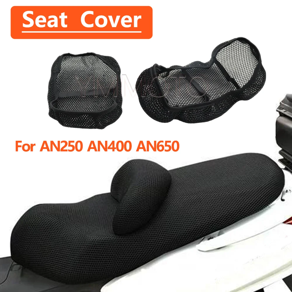 

For Suzuki AN250 AN400 AN650 AN 250 Motorcycle Accessories Mesh Breathable Seat Cushion Saddle Non-Slip Protection Seat Cover