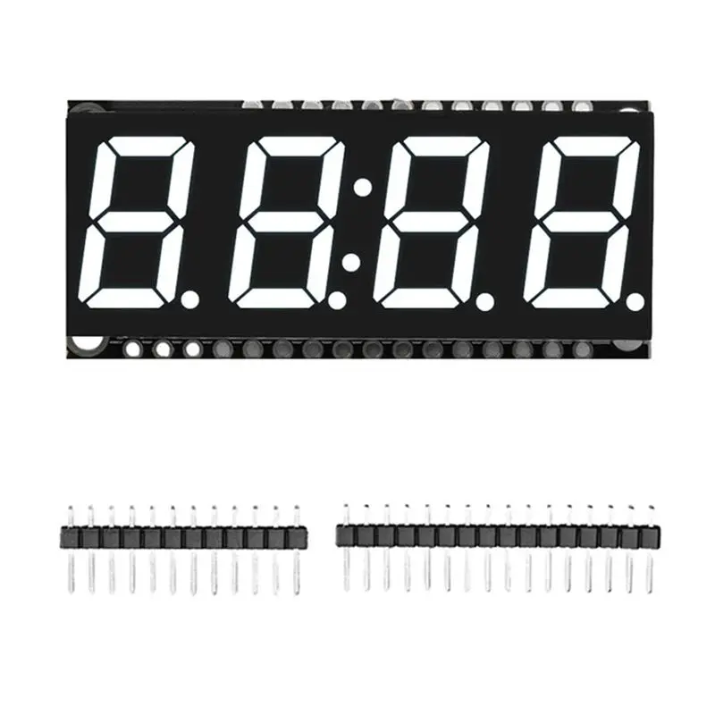 ABNR HT16K33 LED Display Module 4 Digit 7 Segment 0.56 Inch Time Clock Indicator Tube Module