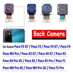 NEW Tested Rear Main Big Back Camera Flex Cable Replacement Repair For Xiaomi Poco F3 F4 X3 X4 GT M3 X4 F2 Pro 5G F1