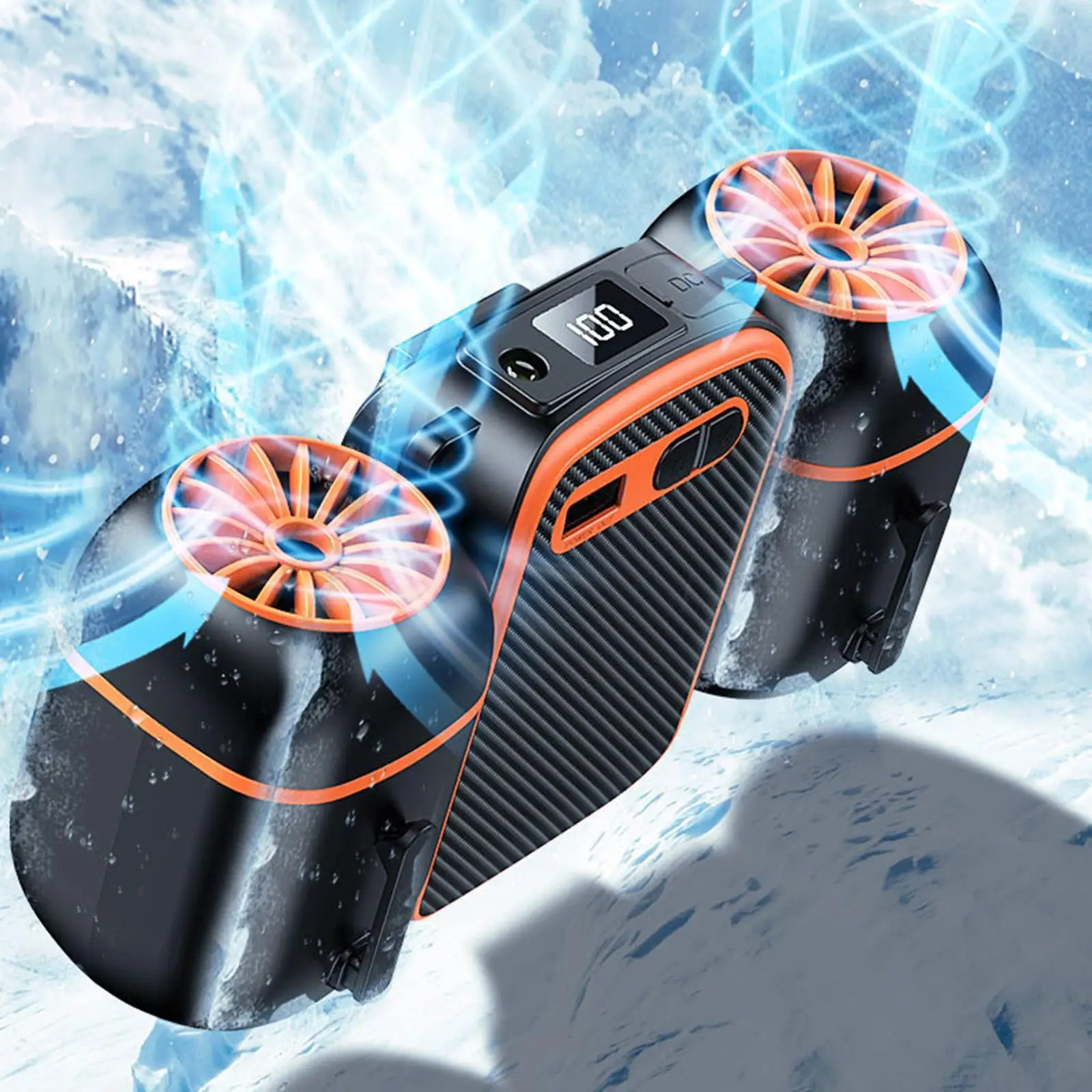 

Портативный поясной вентилятор, сильный ветер, подарок, поясной кулер, охлаждающий вентилятор, бесшумный, для рыбалки, скалолазания, езды на велосипеде, для езды на велосипеде, работы, рыбалки