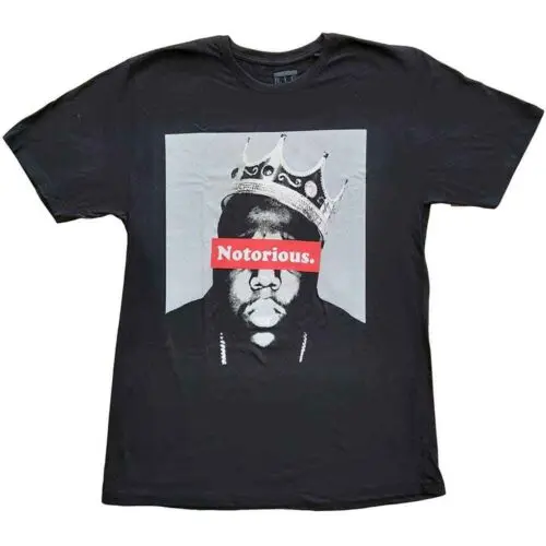 Biggie Smalls Notorious T-Shirt Black New