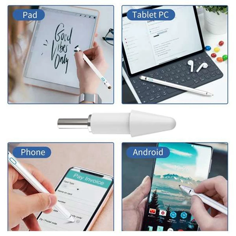 4 Pcs For Xiaomi Inspiration Stylus Pen Tip Needle Tube 2Nd Metal Stylus Xiaomi Tablet Replacement Pen Tip Cover