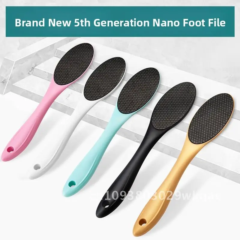 Fabricantes de arquivo de placa de pé faca de raspagem de pé esfregando pedra de pé moedor de pé de vidro nano para remover calos de pele morta