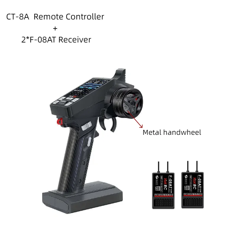 CT-8A HOT RC  8CH 2.4GHz  Transmitter Remote Controller compatible with F08A/F08AT/F01A/F01AT/SBUS-A for Car Tank Boat