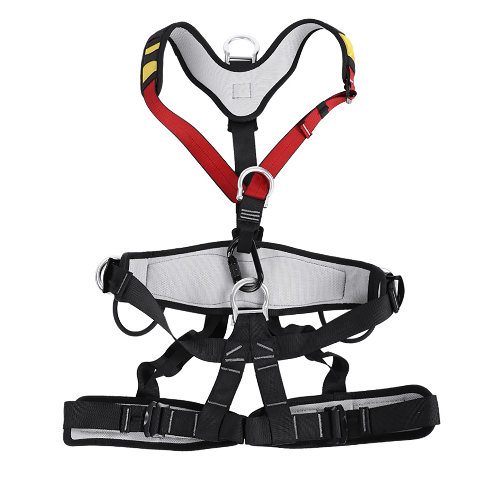 

Professional High Strength Aerial Work Climbing Harness Rescue Safety Seat Belt Adjustable Rescue Equipment Durable Easy to Wear