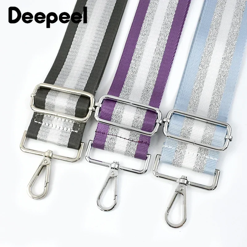 Deepeel-Correa para bolso de mujer de 5cm de ancho, correas para bolsos de hombro tipo bandolera, cinturón de nailon alargado ajustable, accesorio