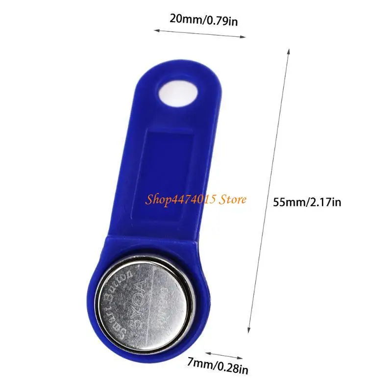 K1AA 10 stuks herschrijvende TM -kaarten Elektronische toetsen RFID Ibutton Tags RW1990 Ibutton -kaarten voor het maken