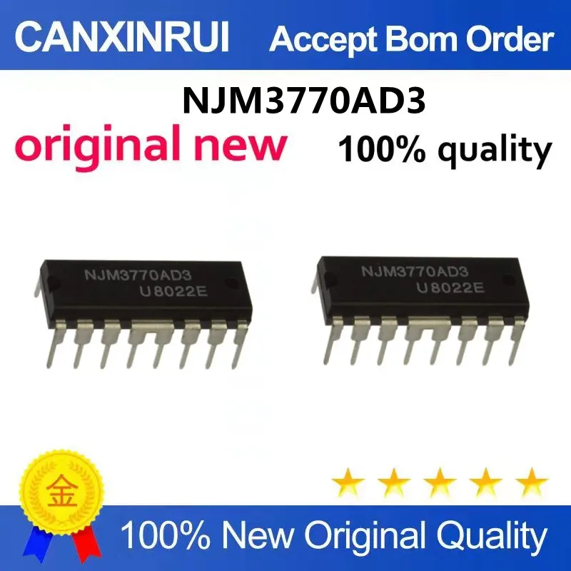 

NJM3770 NJM3770AD3 JRC3770AD3 DIP16 Ignition Controller and Drive Chip