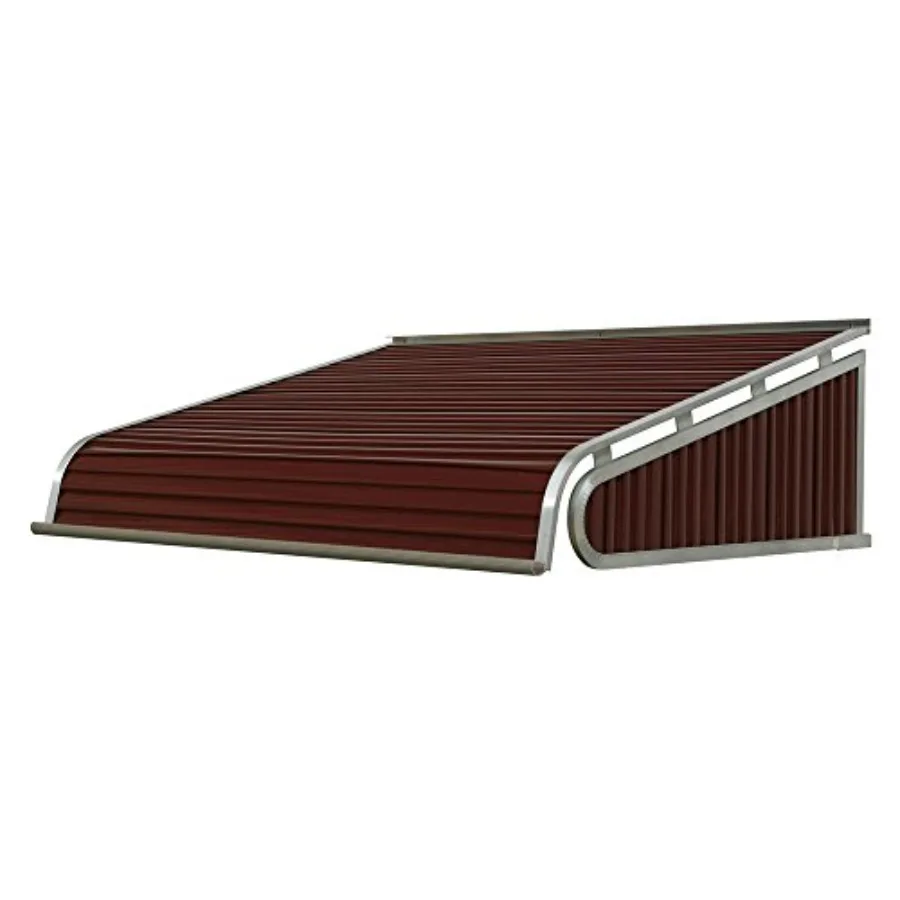 1500 Series Aluminum Door Canopy with Sidewings for commercial entrances, aluminum alloy, matte black finish, corrosion-resista
