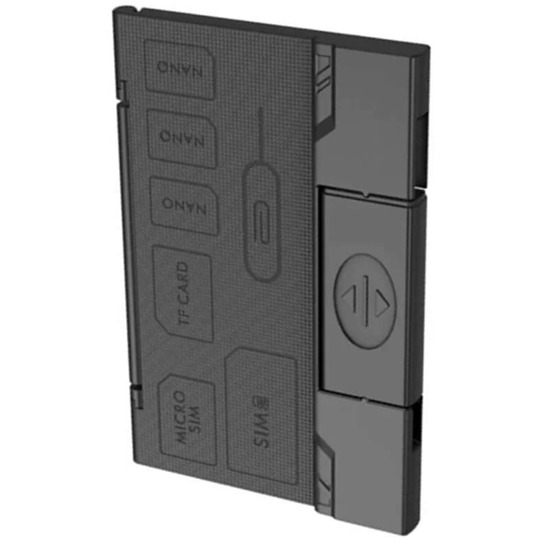 ABZZ-Microusb Type-C OTG USB لقارئ فلاش بطاقة الذاكرة SD TF لقارئ الهاتف وبطاقة SIM حقيبة للتخزين #5