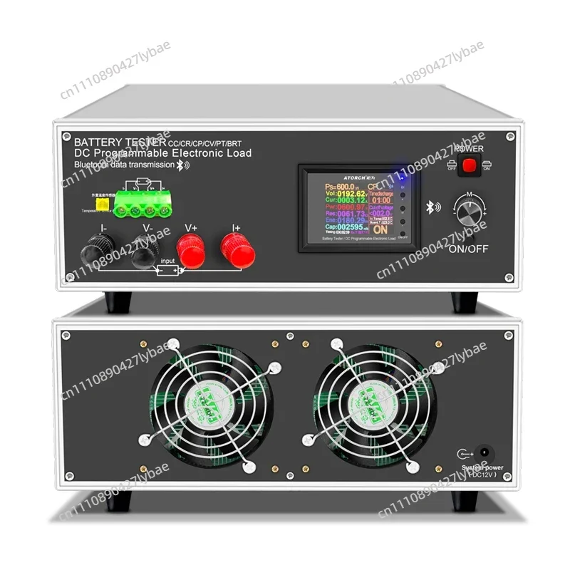 DLB-600W 200V 40A 18650 Lithium Lead-acid Battery Capacity Monitor Electronic Load Power Tester Discharge Meter Car Check Tools