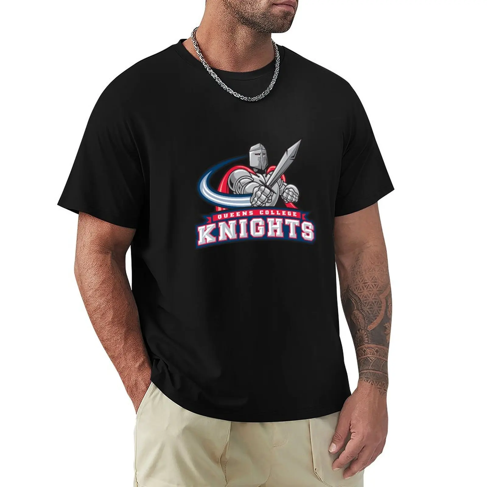 Queens Knights T-Shirt Light Athletic Short Sleeve Tee Shirt