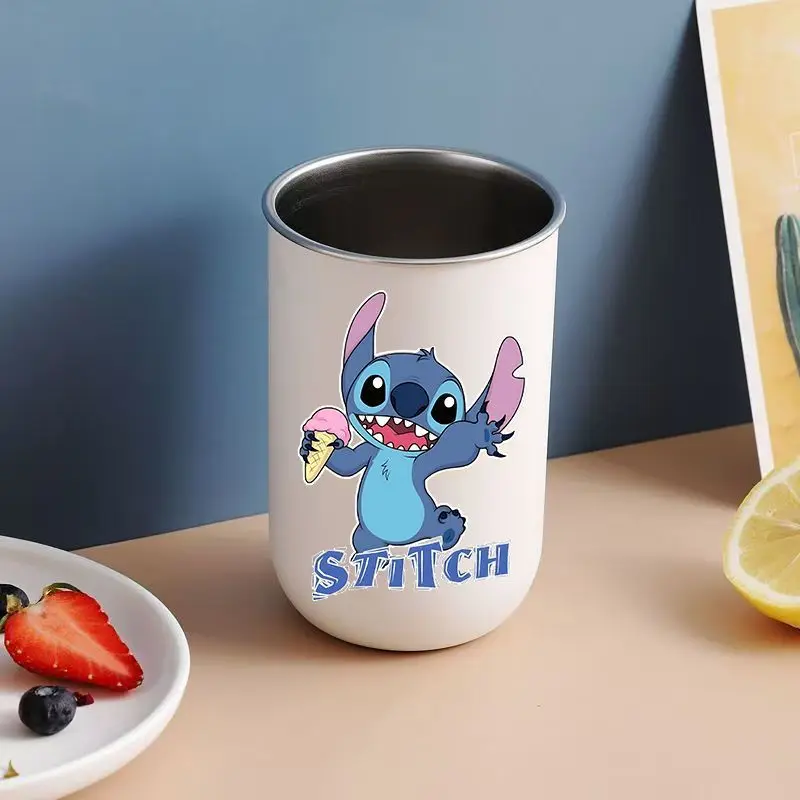 แก้วน้ำสแตนเลสคุณภาพสูงลายการ์ตูนน่ารักสำหรับเด็กผู้หญิง แก้วแปรงฟันเด็ก แก้วน้ำแฟชั่นสำหรับเด็ก ใช้ในบ้าน ขวดนม ขวดน้ำ ของขวัญสำหรับเด็กไปโรงเรียน