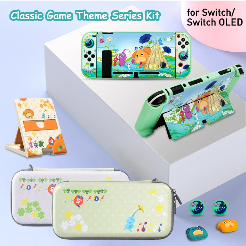 Do torby do przechowywania Nintendo Switch Kolorowy futerał ochronny w stylu Pikmi Pokrowiec na Nintendo Switch Akcesoria do gier OLED