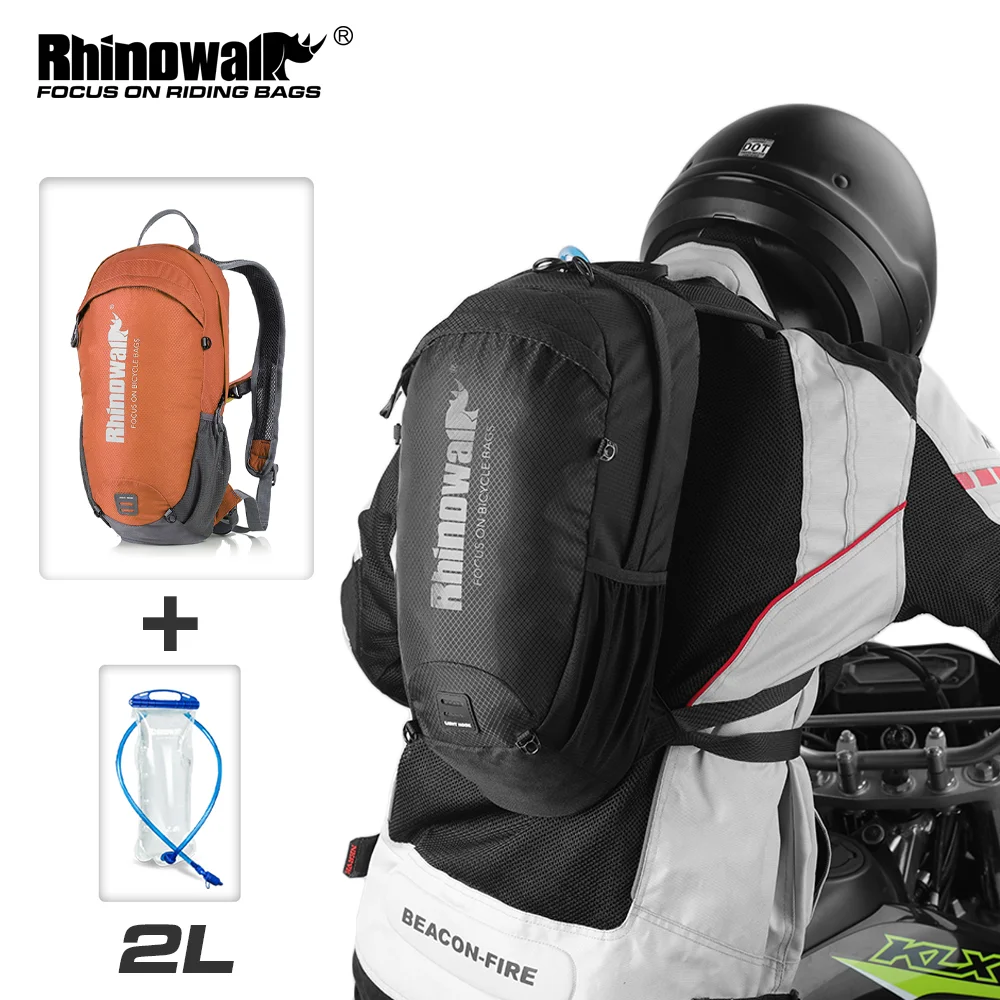 

Rhinowalk Motor Cycling Backpack 12L Ultralight Sport Pack With 2L Water Bag Set Hydrati 2L Set Hydration Bladder Hiking Running